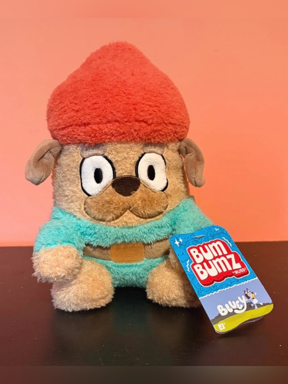 Brand New Jazwares Bluey Bum Bumz By Russ Gerald Plush